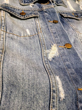 Load image into Gallery viewer, Ladie's Long Denim Coat