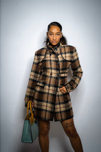 Load image into Gallery viewer, Womens Plaid Coat