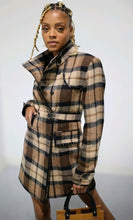 Load image into Gallery viewer, Womens Plaid Coat