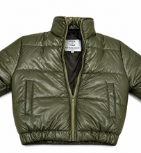 Load image into Gallery viewer, Women's Puffer Crop Jacket