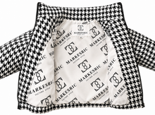 Load image into Gallery viewer, Women's Houndstooth Crop Jacket