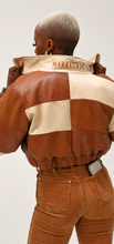 Load image into Gallery viewer, Women's Patchwork Leather Crop