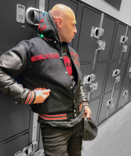 Load image into Gallery viewer, Black Varsity Jacket