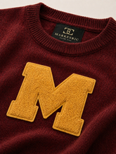 Load image into Gallery viewer, Chenille "M" Knit Sweater
