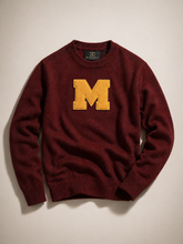 Load image into Gallery viewer, Chenille "M" Knit Sweater
