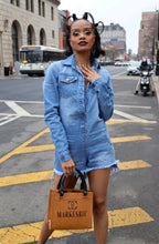 Load image into Gallery viewer, Women&#39;s Denim Romper
