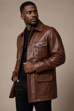 Load image into Gallery viewer, 70's Inspired Leather Coats
