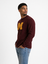 Load image into Gallery viewer, Chenille "M" Knit Sweater
