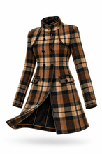 Load image into Gallery viewer, Womens Plaid Coat
