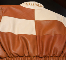Load image into Gallery viewer, Women's Patchwork Leather Crop
