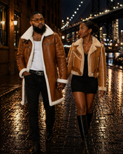 Load image into Gallery viewer, Womens Shearling Jacket
