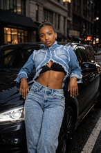 Load image into Gallery viewer, Womens Chest Crop Denim

