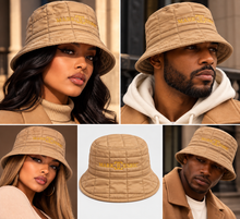Load image into Gallery viewer, MarkEsric Signature Quilted Bucket Hat
